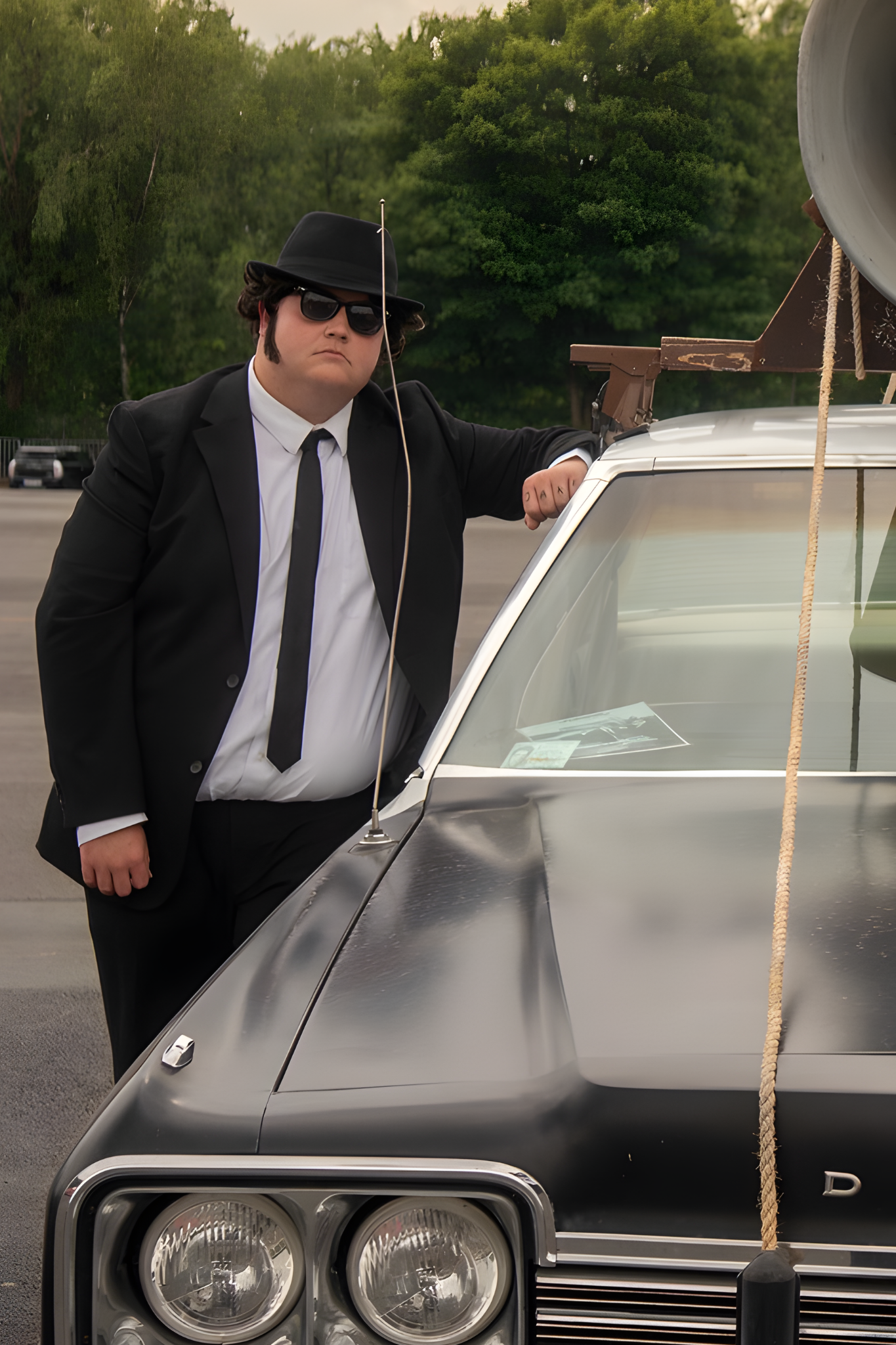 Joliet Jake Blues and The Blues Mobil